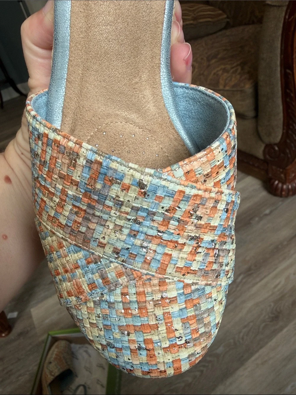 EUC EASY STREET PASTEL MULTI COAST WEDGE 6.5